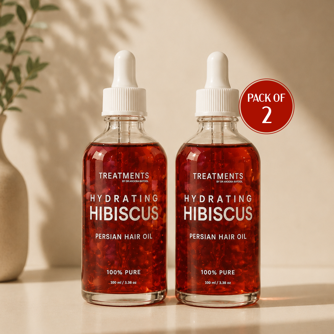 Hydrating Hibiscus Persian Hair Oil - For Premature Greying & Dull Hair