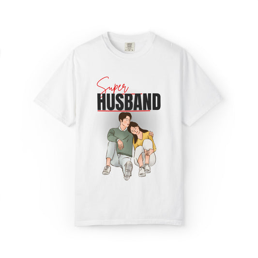 Super Husband T-Shirt — Cute Couple Graphic Tee for Husband, Anniversary & Father’s Day Gift