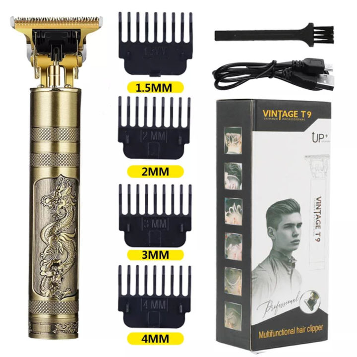T9 Hair Cutting Machine Hair Clippers Rechargeable Beard Shaver for Men