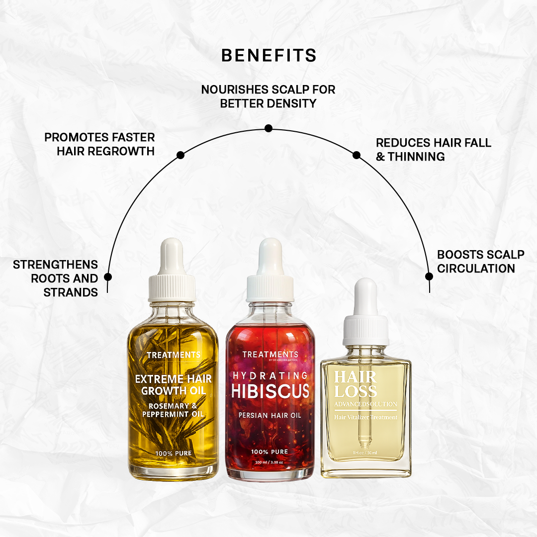 30 Days Hair Growth Trio -  Deal of The Year - Avail Flat 25% Off