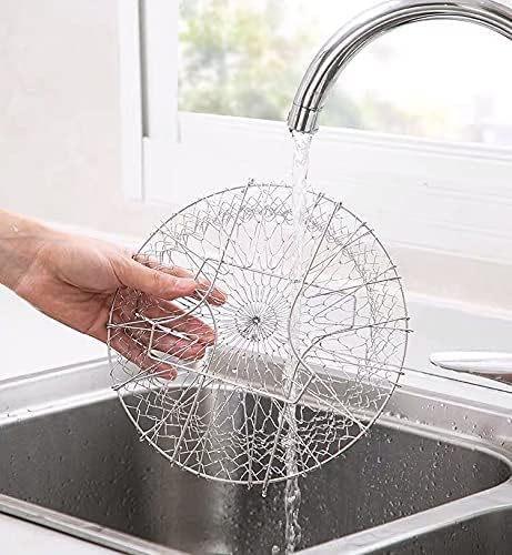 High-Quality Stainless Steel Foldable Chef Basket For Fried Food and Fruits