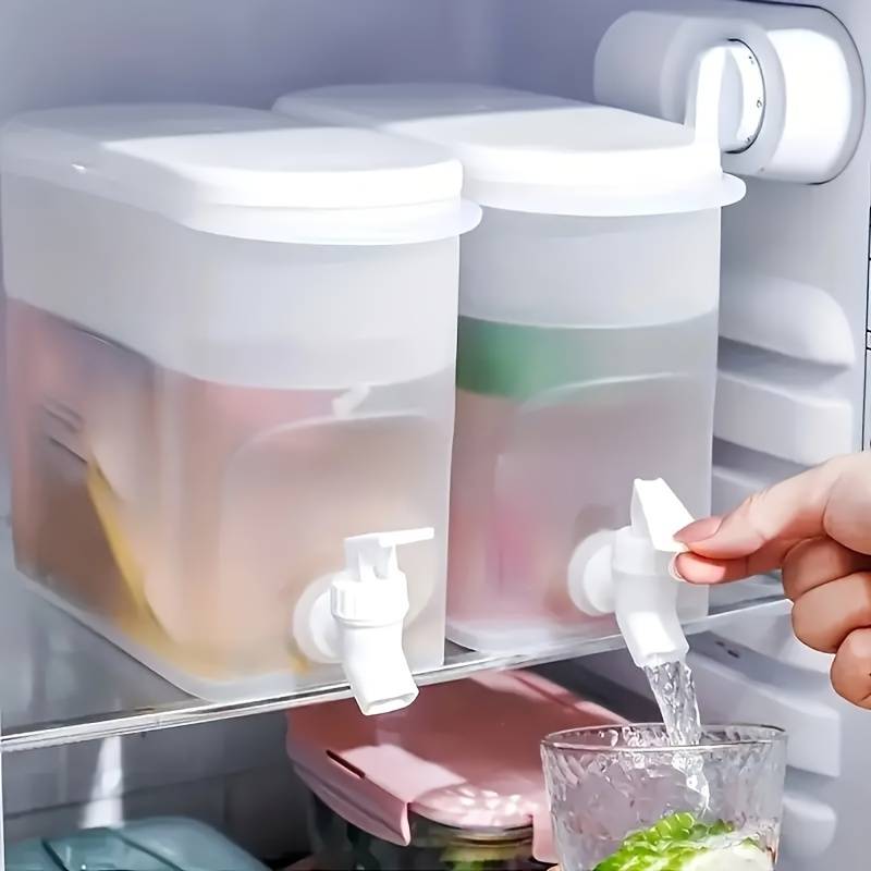 3.5L Large Capacity Low to High Temperature Refrigerator Juice Drink Dispenser with Faucet For Home and Outdoor