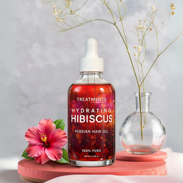 Hydrating Hibiscus Persian Hair Oil - For Premature Greying & Dull Hair