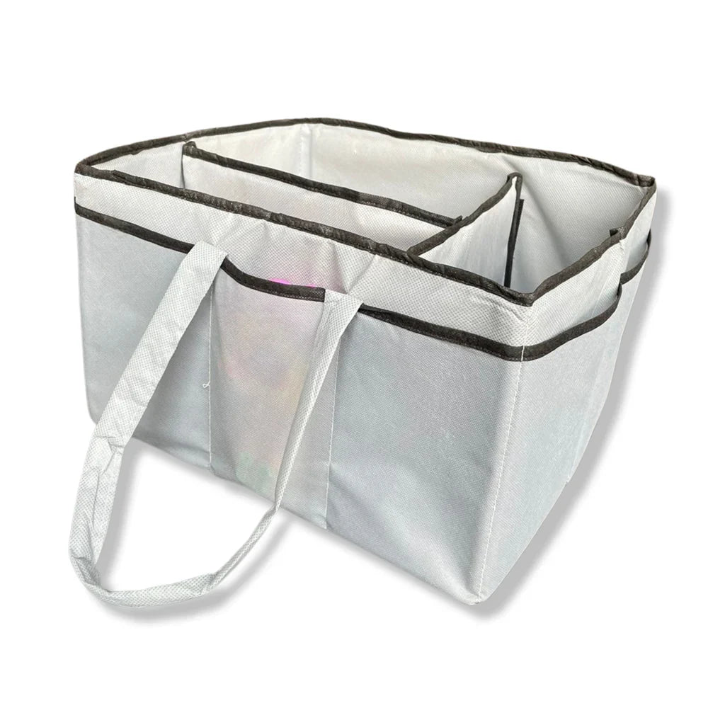 Baby Diaper Caddy Organizer Foldable Felt Storage Bag with Multi Pockets and Flexible Compartments Caddy Organizer